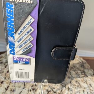 Black Leather Organizer